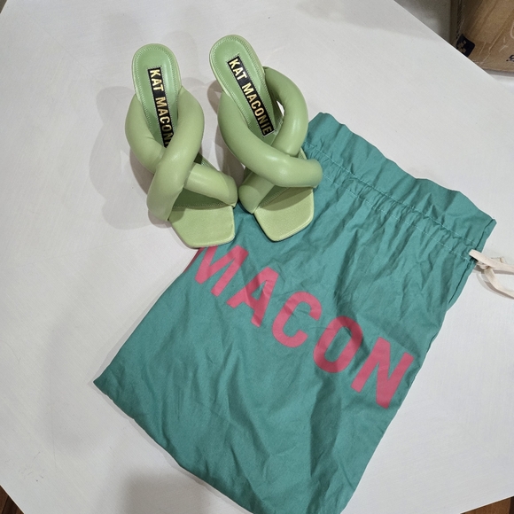 Kat Maconie Itzel Chain Heel Sandals Size EU 38 (fits US 7.5) - Picture 8 of 9